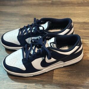 Nike Dunks Midnight Navy & White